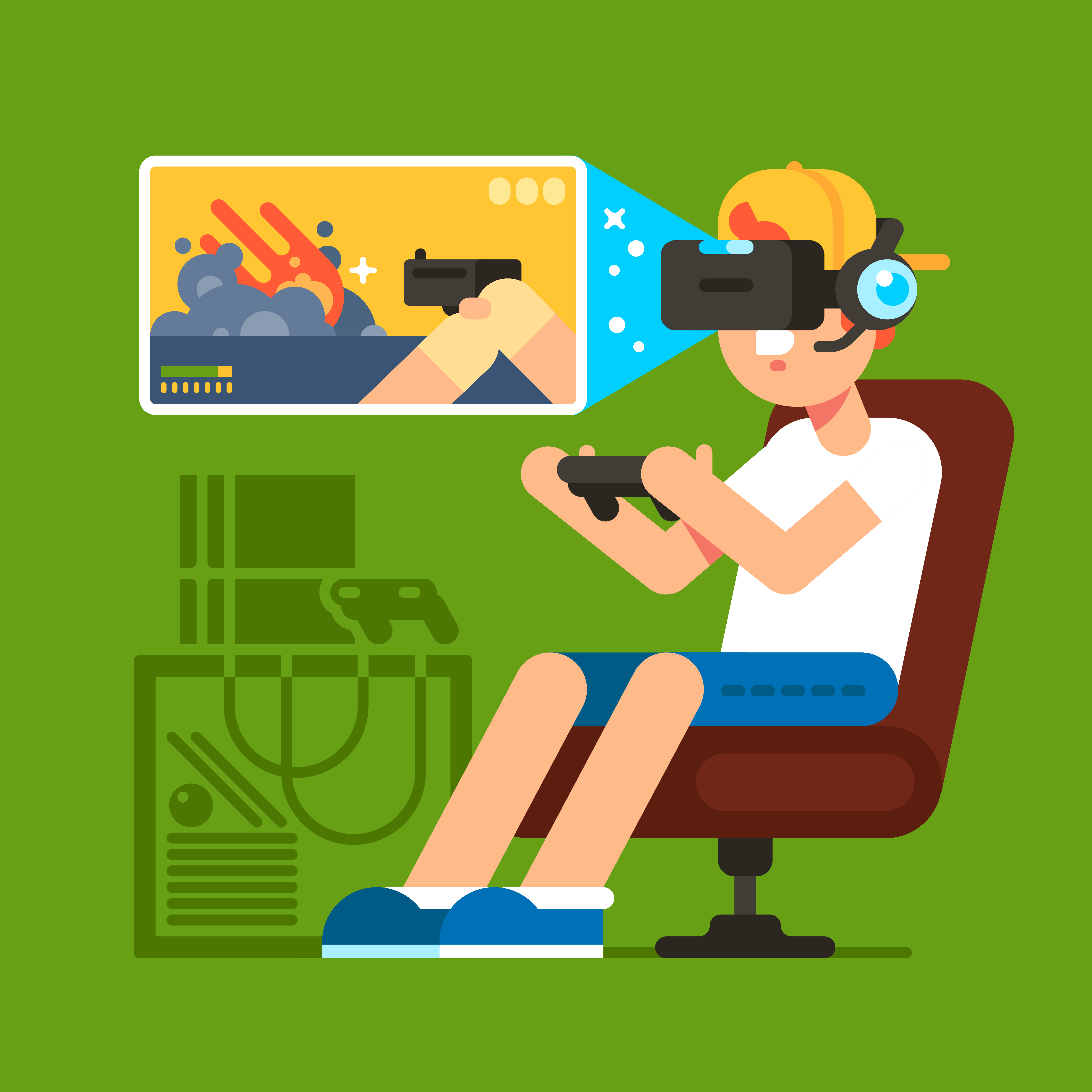 Why do we like to play violent video games?
