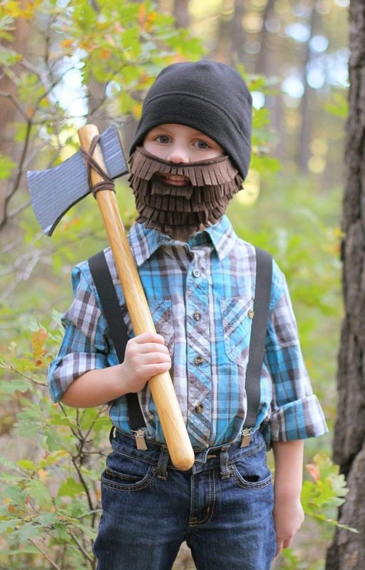 DIY Halloween costumes boys lumberjack